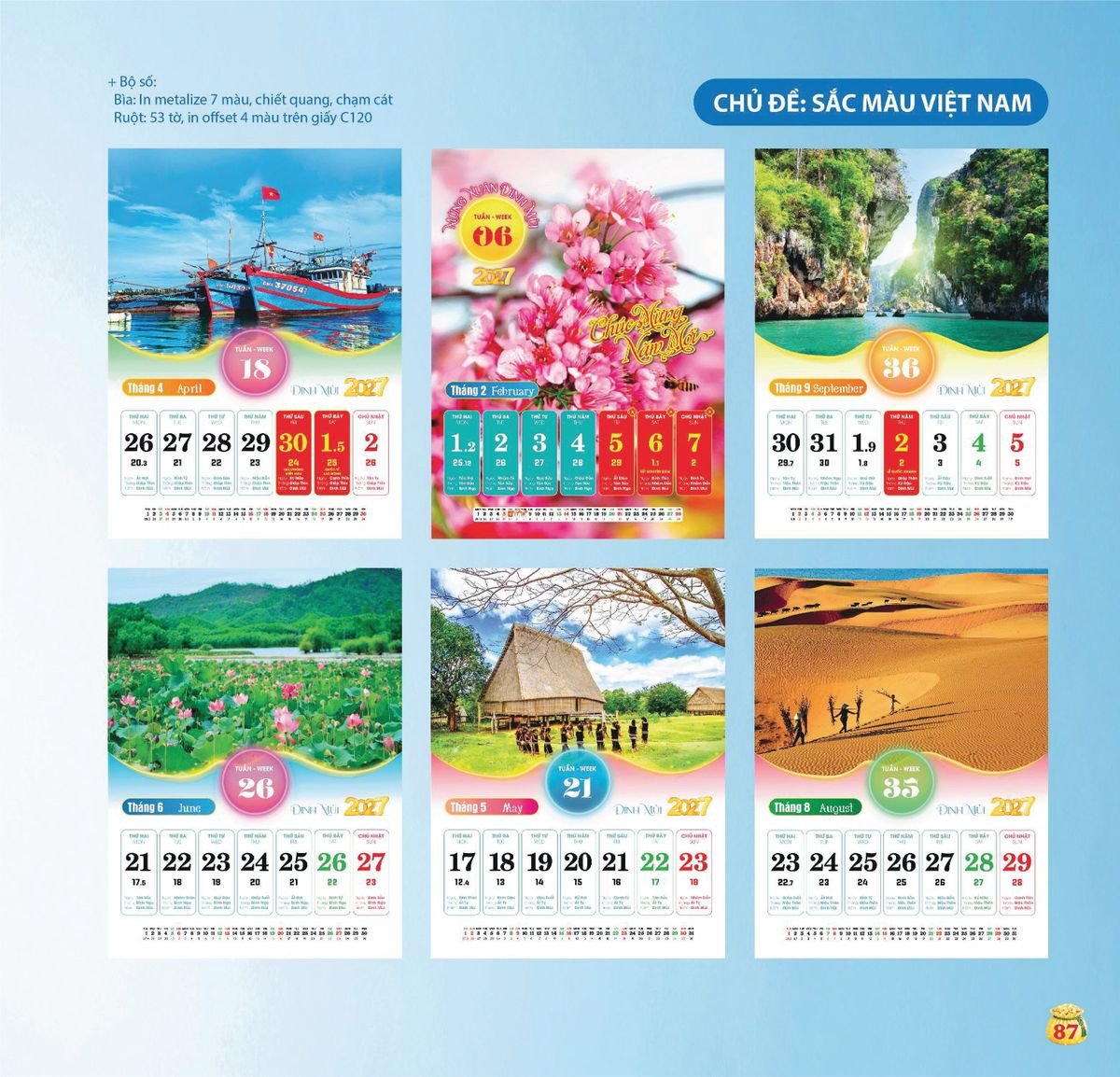 Lịch Bloc Siêu Cực Đại 2027 TDM84 Cung Cấp Lịch Tết Doanh Nghiệp Hà Nội