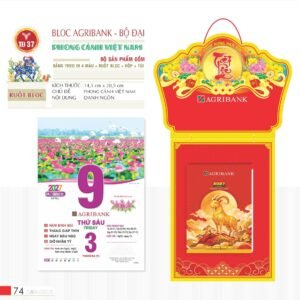 Lịch Bloc 2027 TD Mẫu TD37 (29 x 41 cm) Cung Cấp Lịch Tết Doanh Nghiệp Hà Nội in logo doanh nghiệp quà tặng Tết tại Quà Tặng Miền Bắc