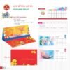 Lịch Để Bàn 2027 TD Mẫu TD46 (14 x 24cm) Cung Cấp Lịch Tết Doanh Nghiệp Hà Nội in logo doanh nghiệp quà tặng Tết tại Quà Tặng Miền Bắc