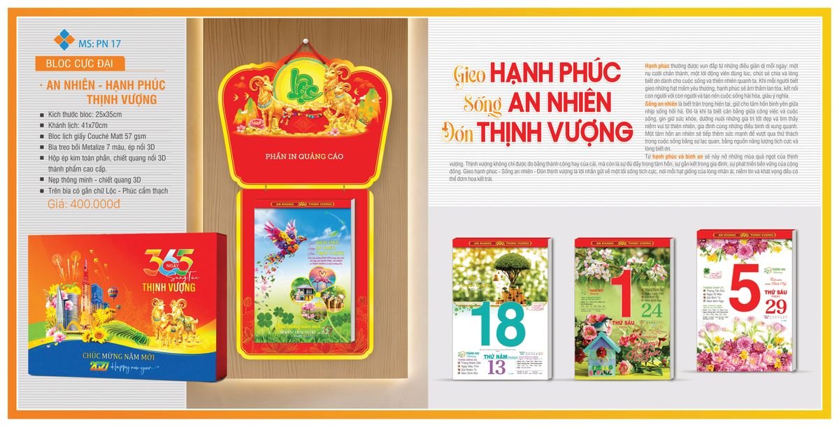 Lịch Bloc TPN 2027 TPNBLOC20 Cung Cấp Lịch Tết Doanh Nghiệp Hà Nội