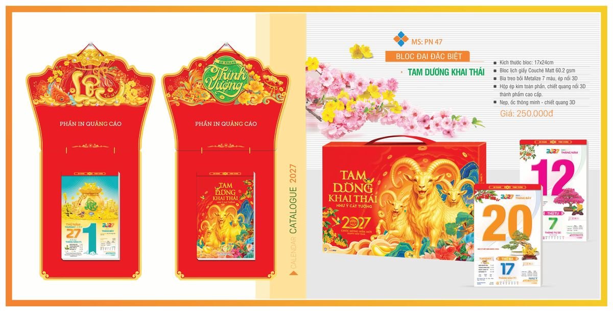 Lịch Bloc TPN 2027 TPNBLOC56 Cung Cấp Lịch Tết Doanh Nghiệp Hà Nội