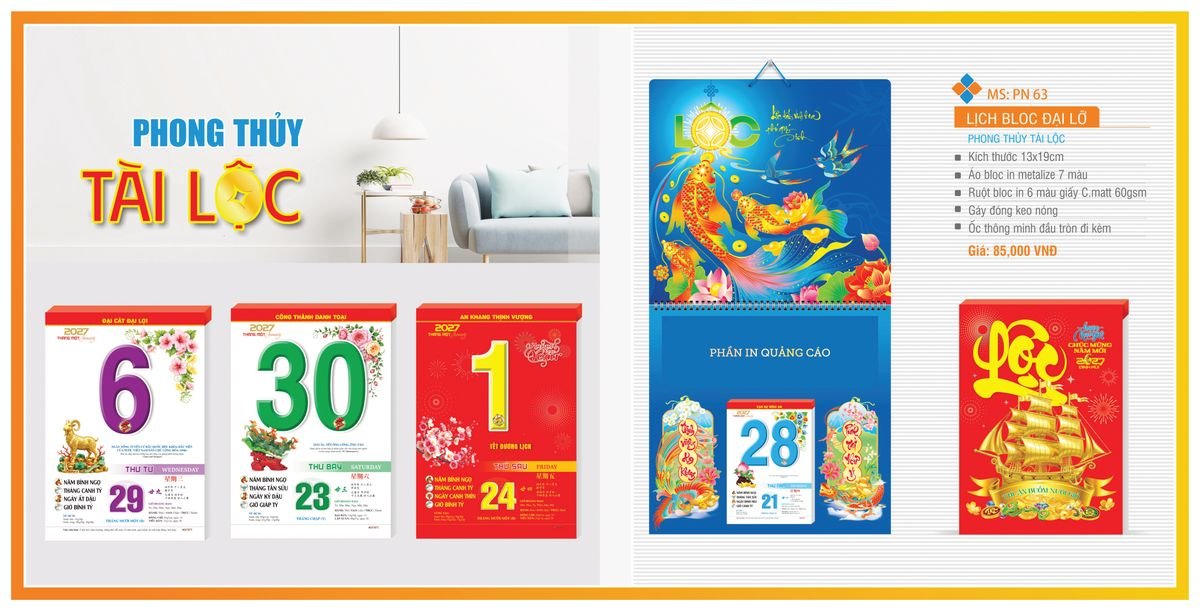 Lịch Bloc TPN 2027 TPNBLOC70 Cung Cấp Lịch Tết Doanh Nghiệp Hà Nội