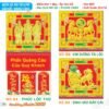 Lịch Treo Tường Lò Xo 2027 TS Mẫu TS-31 - Phúc Lộc Thọ (37 x 70 cm) Cung Cấp Lịch Tết Doanh Nghiệp Hà Nội
