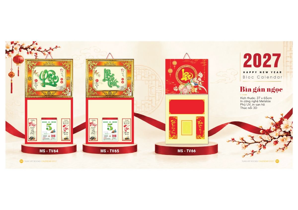 Lịch Để Bàn TV 2027 TV28 Cung Cấp Lịch Tết Doanh Nghiệp Hà Nội