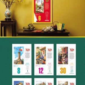 Lịch Bloc 2027 VHVN Mẫu VHVN-05 (29 x 41 cm) Cung Cấp Lịch Tết Doanh Nghiệp Hà Nội