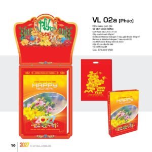 Lịch Bloc Siêu Cực Đại 2027 VL Mẫu VL02A (38 x 53 cm) Cung Cấp Lịch Tết Doanh Nghiệp Hà Nội in logo doanh nghiệp quà tặng Tết tại Quà Tặng Miền Bắc