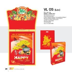Lịch Bloc Siêu Đại 2027 VL Mẫu VL05 (20 x 30cm) Cung Cấp Lịch Tết Doanh Nghiệp Hà Nội in logo doanh nghiệp quà tặng Tết tại Quà Tặng Miền Bắc