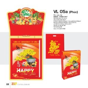 Lịch Bloc Siêu Đại 2027 VL Mẫu VL05A (20 x 30cm) Cung Cấp Lịch Tết Doanh Nghiệp Hà Nội in logo doanh nghiệp quà tặng Tết tại Quà Tặng Miền Bắc