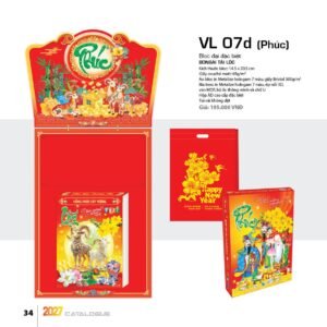 Lịch Bloc Đại Đặc Biệt 2027 VL Mẫu VL07D (29 x 41 cm) Cung Cấp Lịch Tết Doanh Nghiệp Hà Nội in logo doanh nghiệp quà tặng Tết tại Quà Tặng Miền Bắc