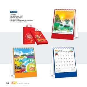 Lịch Bloc 2027 VL Mẫu VLLB03 (29 x 41 cm) Cung Cấp Lịch Tết Doanh Nghiệp Hà Nội in logo doanh nghiệp quà tặng Tết tại Quà Tặng Miền Bắc