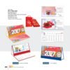 Lịch Bàn Chữ M (Có Note 52 Tuần) 2027 VL Mẫu VLLB09 (24 x 11cm) Cung Cấp Lịch Tết Doanh Nghiệp Hà Nội in logo doanh nghiệp quà tặng Tết tại Quà Tặng Miền Bắc