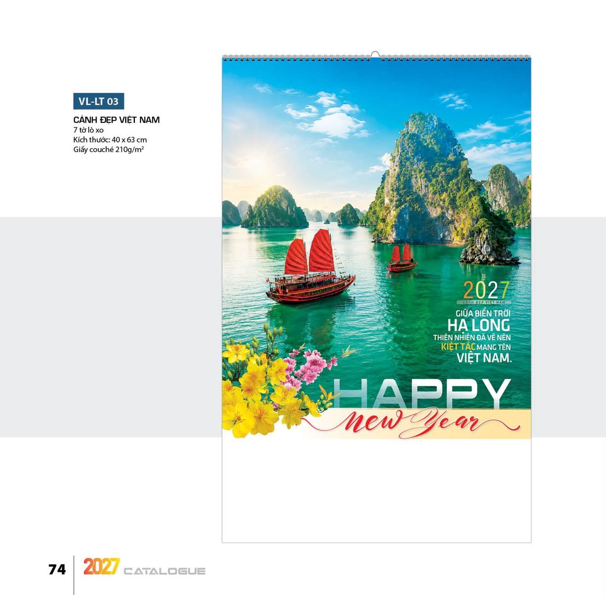Lịch Bloc 2027 VL Mẫu VLLT03 - Cảnh Đẹp Việt Nam (40 x 63cm) Cung Cấp Lịch Tết Doanh Nghiệp Hà Nội Lịch Bloc 2027 VL Mẫu VLLT03 - Cảnh Đẹp Việt Nam (40 x 63cm) Cung Cấp Lịch Tết Doanh Nghiệp Hà Nội in logo doanh nghiệp quà tặng Tết tại Quà Tặng Miền Bắc